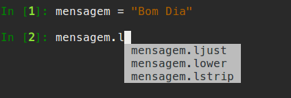 TAB completion do IPython